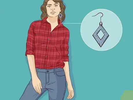 Image titled Wear Drop Earrings Step 3
