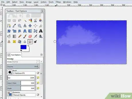Image titled Create Clouds Using Gimp Step 4