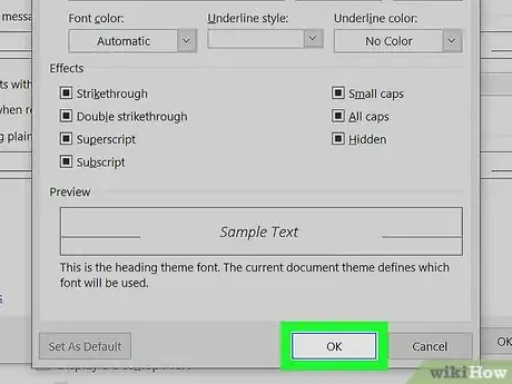 Image titled Change the Font in Outlook Step 14