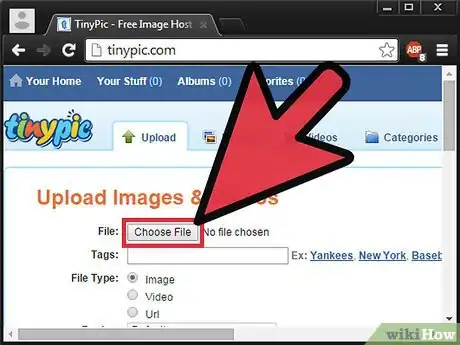 Image titled Upload an Image to Tinypic.com Step 2