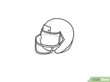 Image titled Draw a Football Helmet Step 15