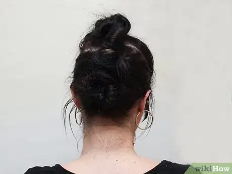 Image titled Do a Bun Mohawk Step 6