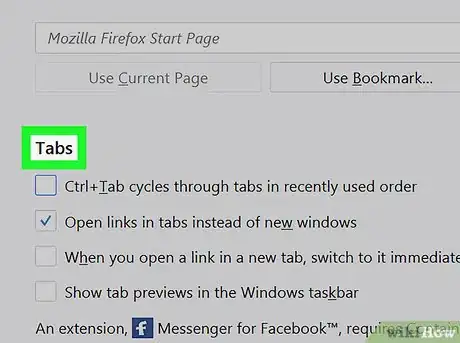 Image titled Change the Tab Settings on Firefox Step 6