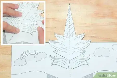 Image titled Make a Unicorn Pop up Card (Robert Sabuda Method) Step 19