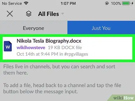 Image titled Delete a File on Slack on iPhone or iPad Step 5
