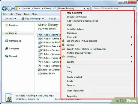 Image titled Zip an MP3 File Step 4