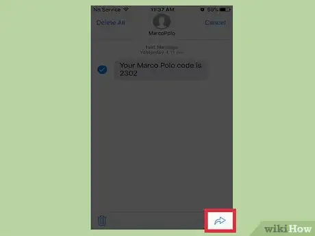 Image titled Forward an Apple Message Step 6