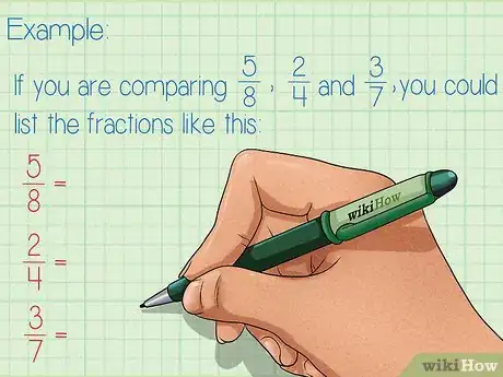 Image titled Compare and Order Fractions Step 5