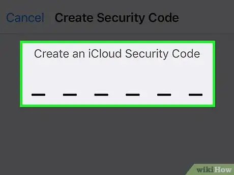 Image titled Change Your iCloud Keychain Security Code on an iPhone Step 6
