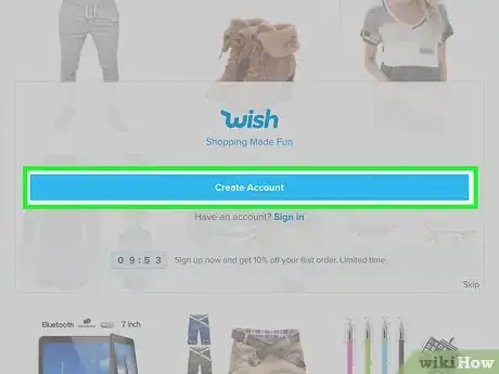 Image titled Use the Wish Shopping Made Fun App on iPhone or iPad Step 2