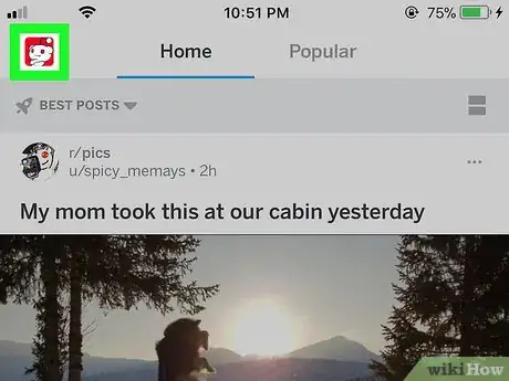 Image titled View Saved Posts on Reddit on iPhone or iPad Step 2