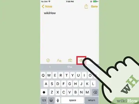 Image titled Draw in iPhone Notes Step 4