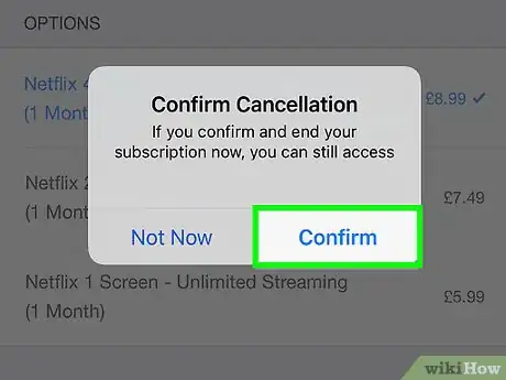 Image titled Cancel Netflix on iTunes on iPhone or iPad Step 9
