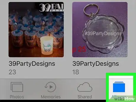 Image titled Make a Private Album on an iPhone Step 2