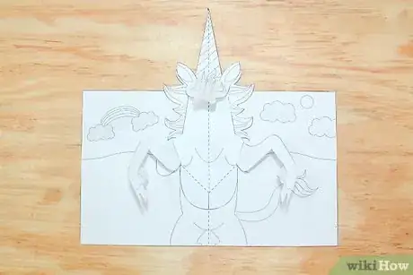 Image titled Make a Unicorn Pop up Card (Robert Sabuda Method) Step 29