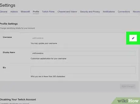 Image titled Change Your Name on Twitch Step 5