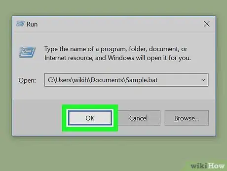 Image titled Run a Batch File from the Command Line on Windows Step 6