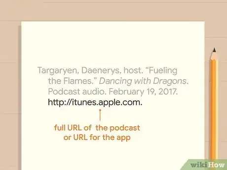 Image titled Cite a Podcast Step 16