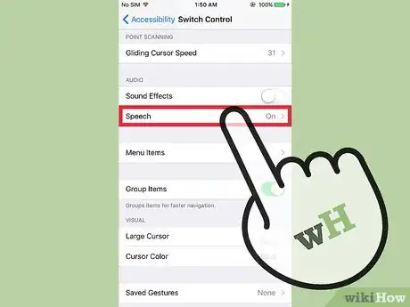 Image titled Disable Switch Control Speech on an iPhone Step 5