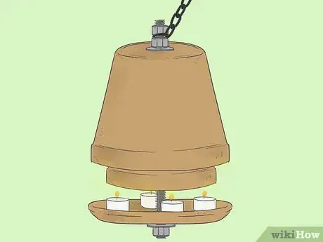 Image titled Make a Space Heater with Flower Pots and Candles Step 15