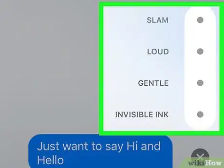 Image titled Send a Text Message with an Effect from Apple Messages Step 4