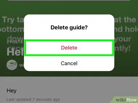 Image titled Delete a Guide on Instagram Step 7