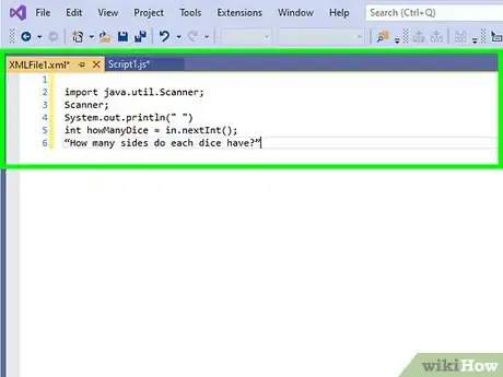 Image titled Make a Dice Simulator Using Java Step 13