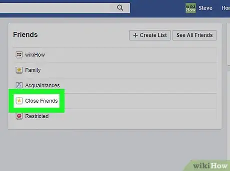 Image titled Edit Close Friends on Facebook on a PC or Mac Step 3