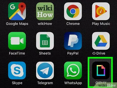 Image titled Share Gifs with GIPHY World on iPhone or iPad Step 1