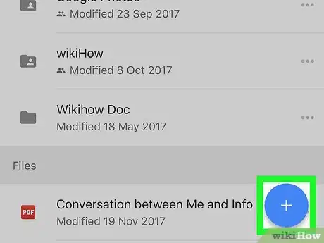 Image titled Create a Folder on Google Drive on iPhone or iPad Step 2