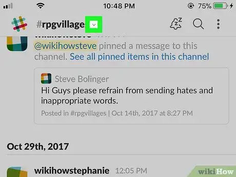 Image titled Star a Slack Channel on iPhone or iPad Step 4