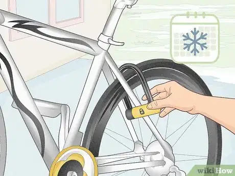 Image titled Keep a Bike Lock from Freezing Step 1