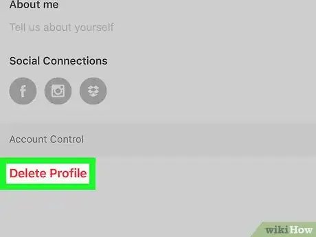 Image titled Delete a PicsArt Account Step 4