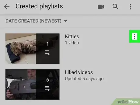 Image titled Delete a YouTube Playlist on iPhone or iPad Step 10