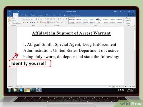 Image titled Write a Drug Offense Affidavit Step 4