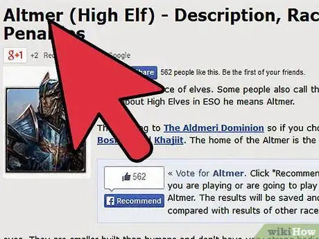 Image titled Play a Templar in Elder Scrolls Online Step 2