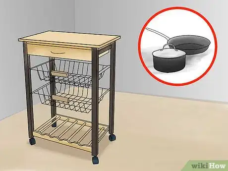 Image titled Create Open Kitchen Storage Step 1