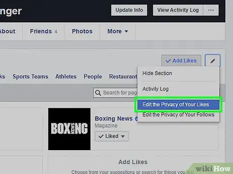 Image titled Keep Likes Private on Facebook Step 6