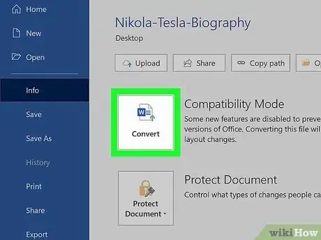 Image titled Get Out of Compatibility Mode in Word Step 4