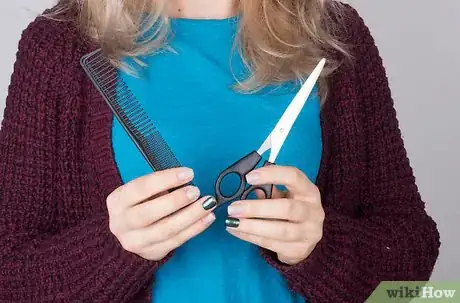 Image titled Trim Bangs Between Haircuts Step 1