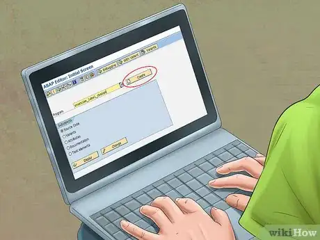 Image titled Create an ABAP Program Step 2