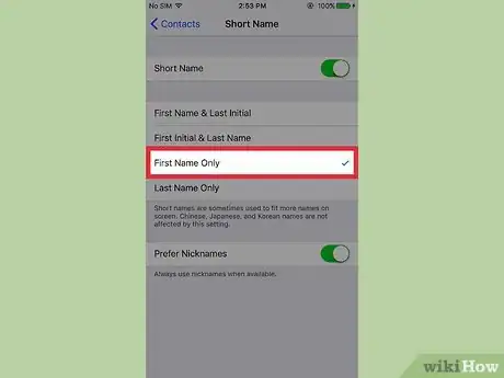 Image titled Shorten Contact Names on an iPhone Step 5