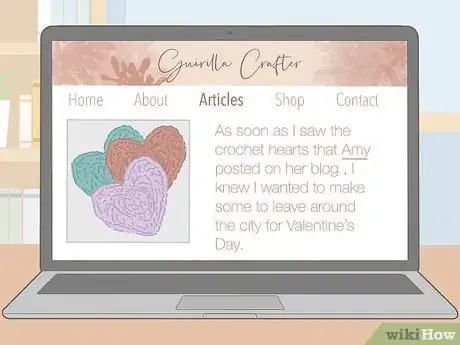 Image titled Write a Guerilla Craft Blog Step 5