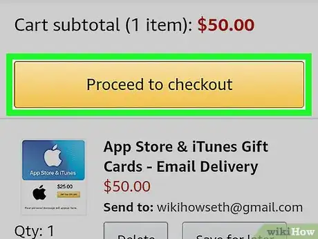 Image titled Purchase an iTunes Card on Android Step 19