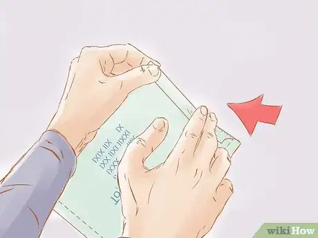 Image titled Open an Envelope Having Three Perforated Sides Step 6