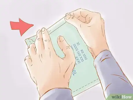 Image titled Open an Envelope Having Three Perforated Sides Step 3