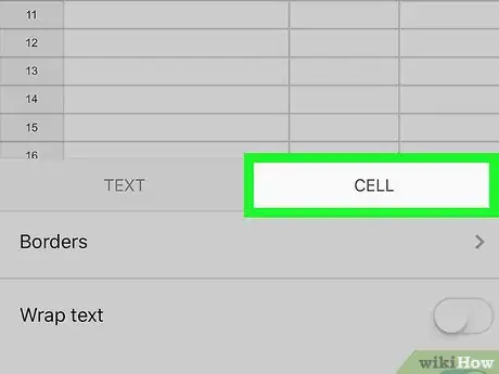 Image titled Split a Cell on Google Sheets on iPhone or iPad Step 5