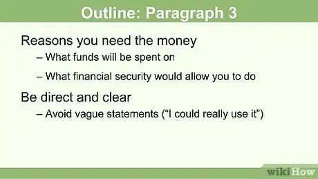 Image titled Write a Letter Asking for Scholarship Money Step 12