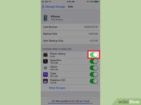 Image titled Check Available iCloud Storage on an iPhone Step 10
