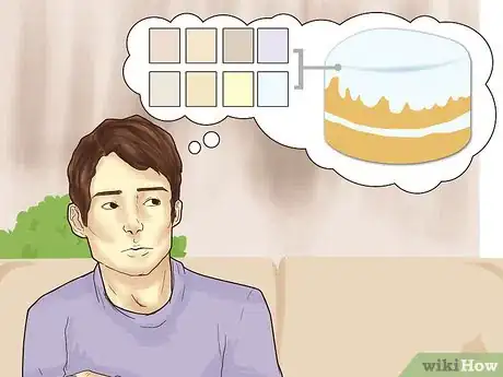 Image titled Decorate a Rustic Wedding Cake Step 1